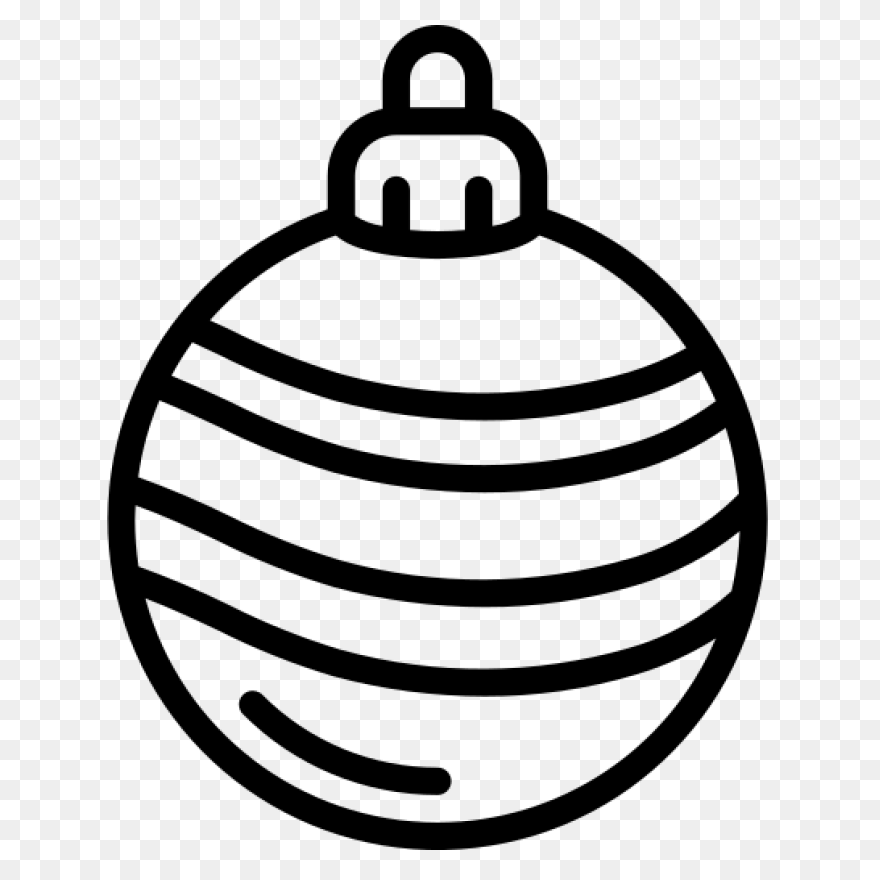Transparent Christmas Blue Ornament