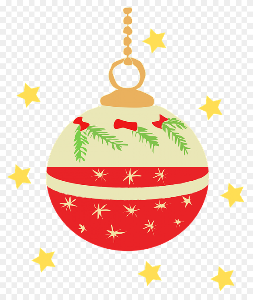 Transparent Christmas Blue Ornament