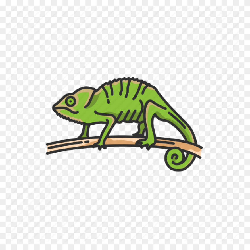 Chameleon Stickers - Free Animals S