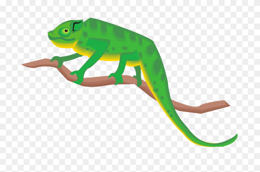 Chameleon Stickers - Free Animals S
