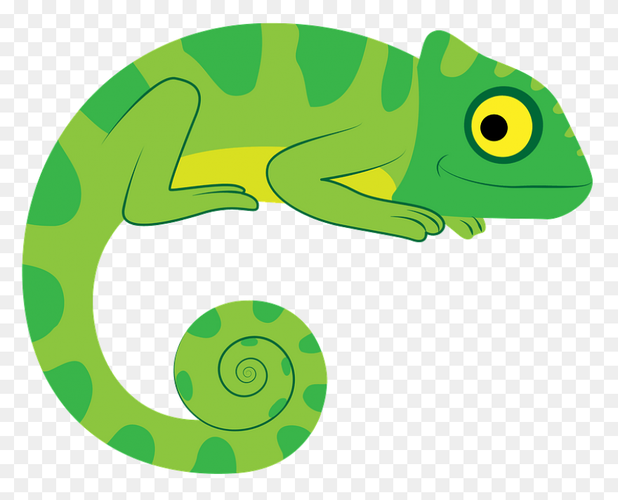 Chameleon Stickers - Free Animals S