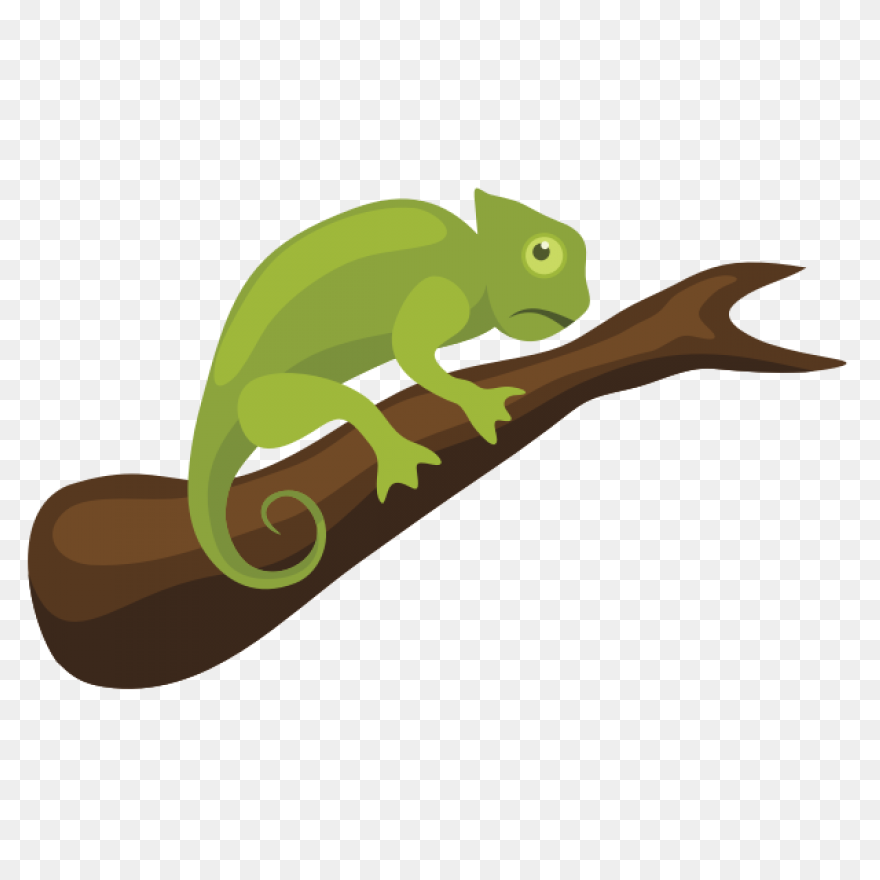 Chameleon Stickers - Free Animals S