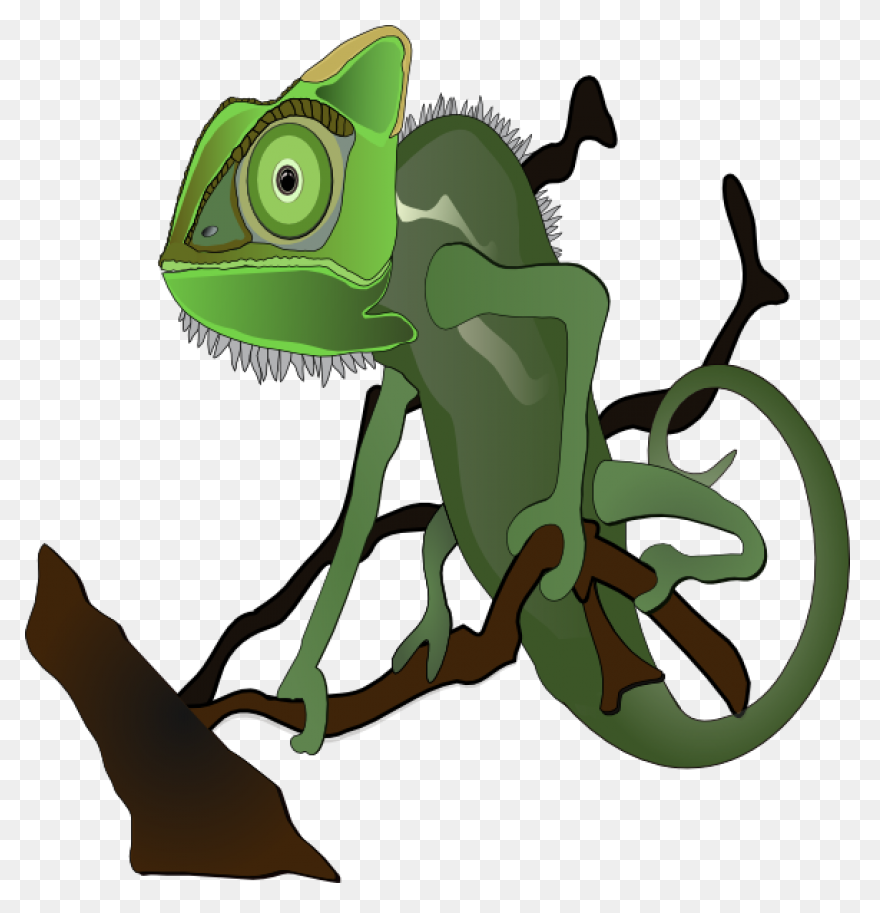 Chameleon Stickers - Free Animals S