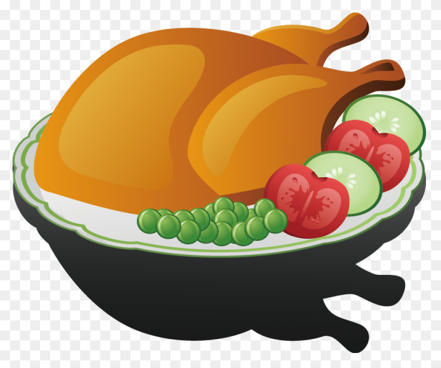 Fried Chicken Clipart - Roast Chick