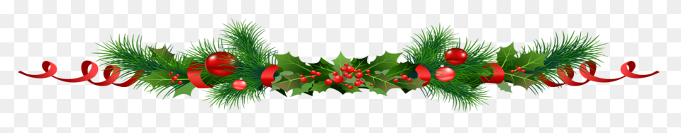 Christmas Garland Border Clip Art C