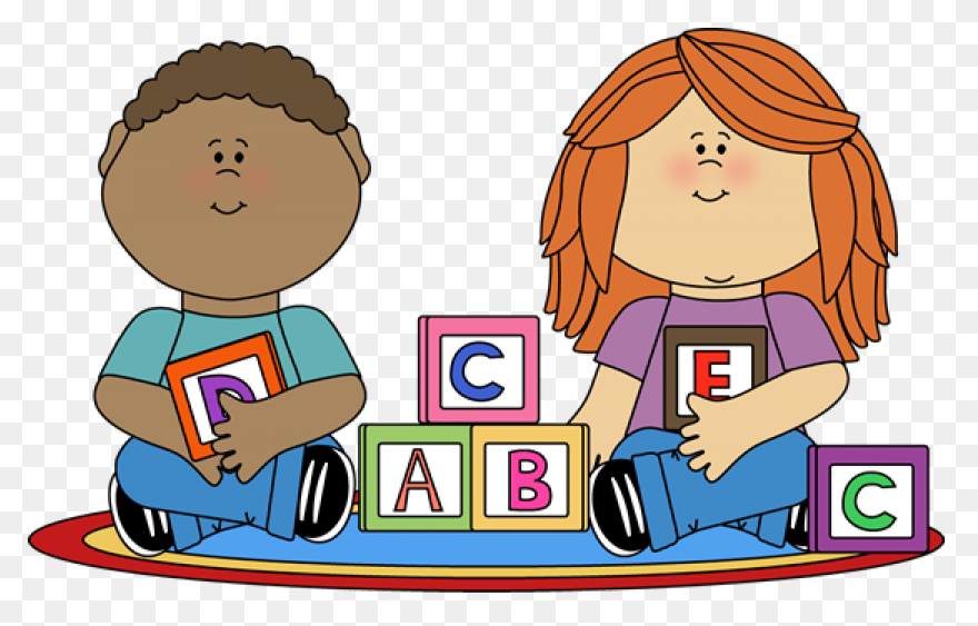 Free Children Playing Clipart, Down
