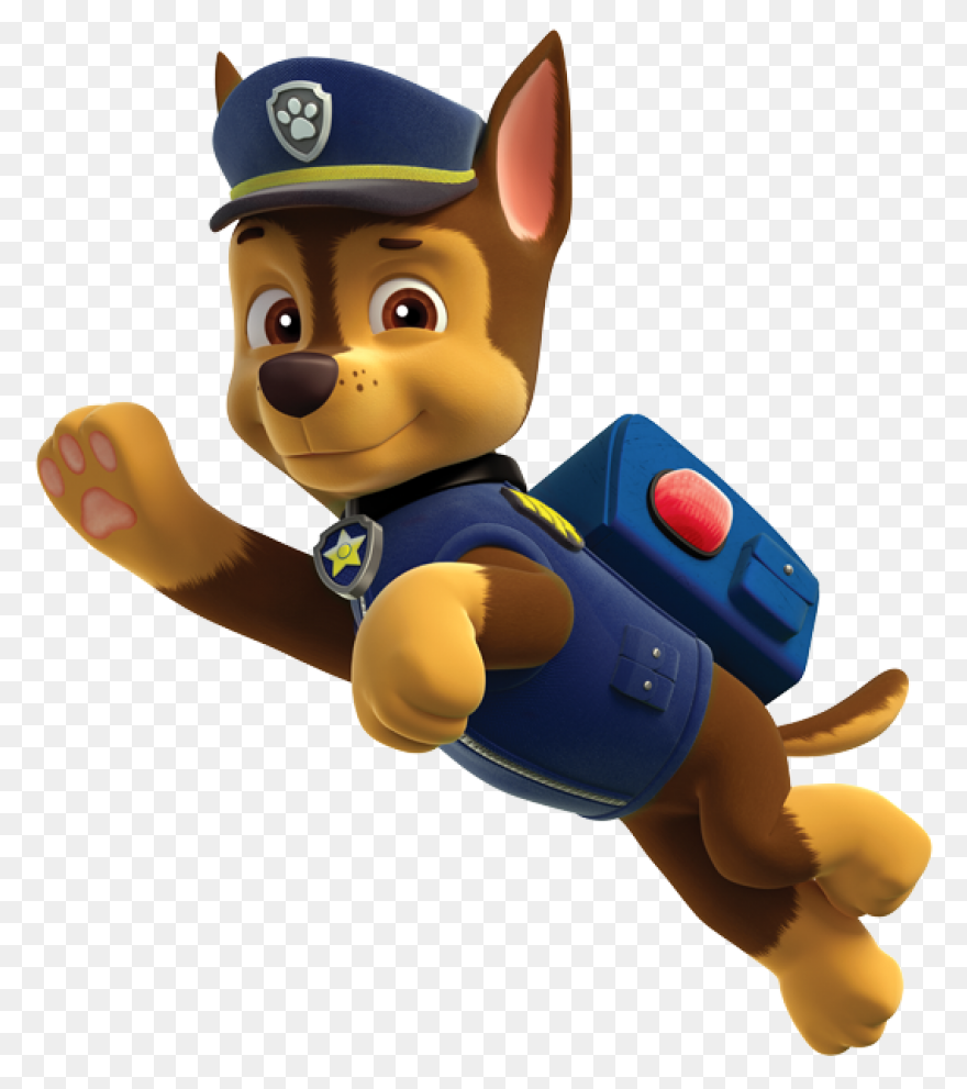 Transparent Paw Patrol Chase Clipar