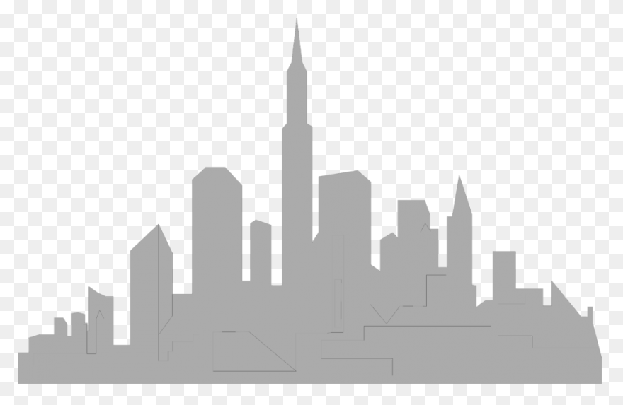 Chicago Skyline Silhouette Stencil 