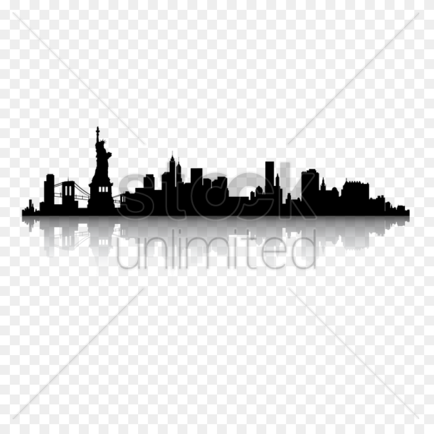 Chicago Skyline Silhouette Stencil 