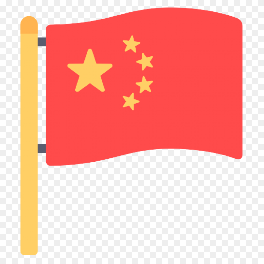 Usa Map With Chinese Flag Over It V