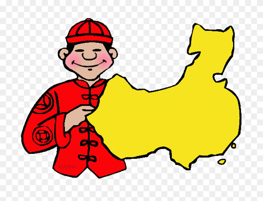 Usa Map With Chinese Flag Over It V