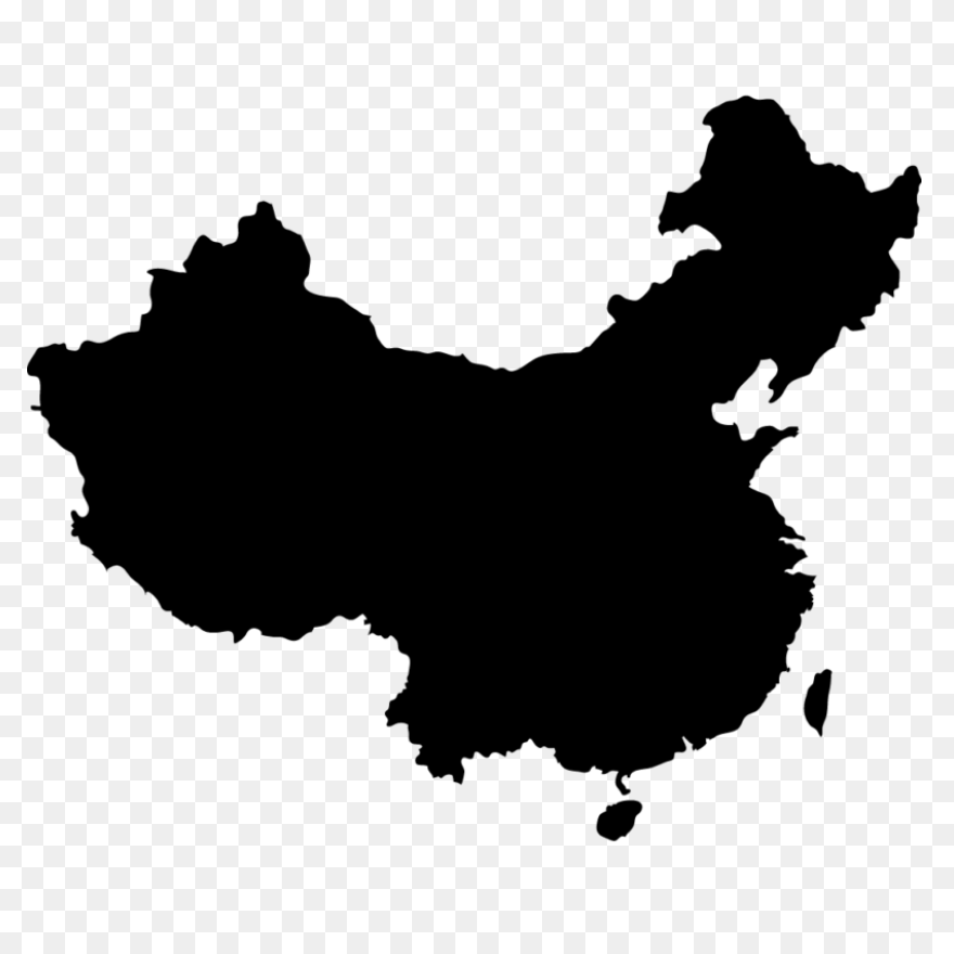 Usa Map With Chinese Flag Over It V