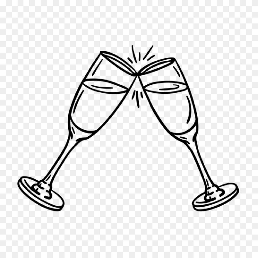 Champagne, Drink, Toast, Wedding, W