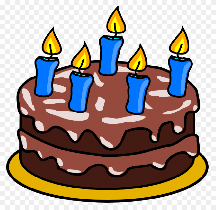 Free Cake Chocolate Cliparts Download - Chocolate Birthday Cake