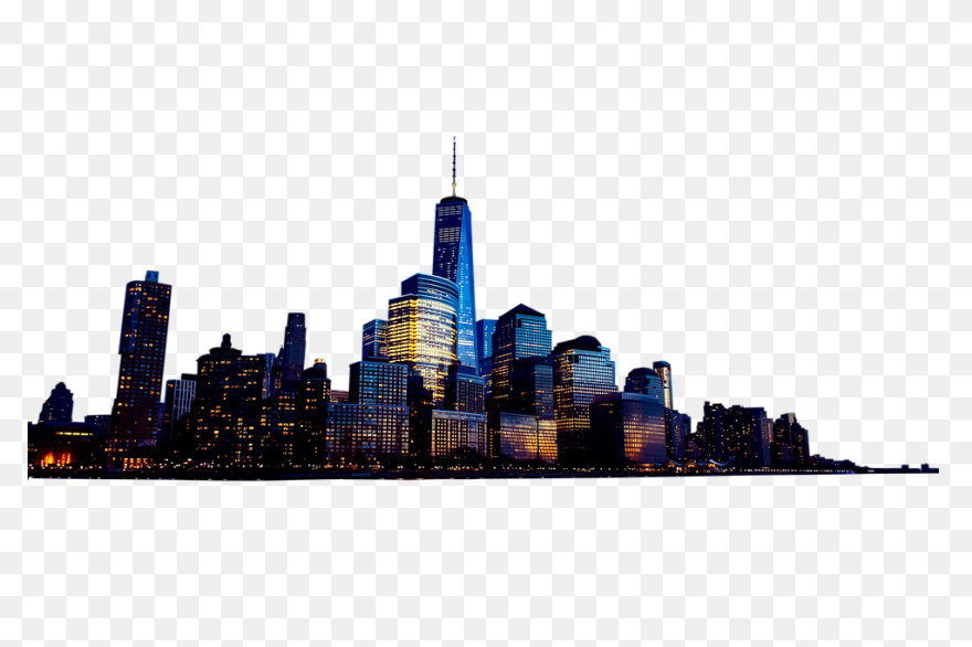 New York City Skyline Silhouette Cl