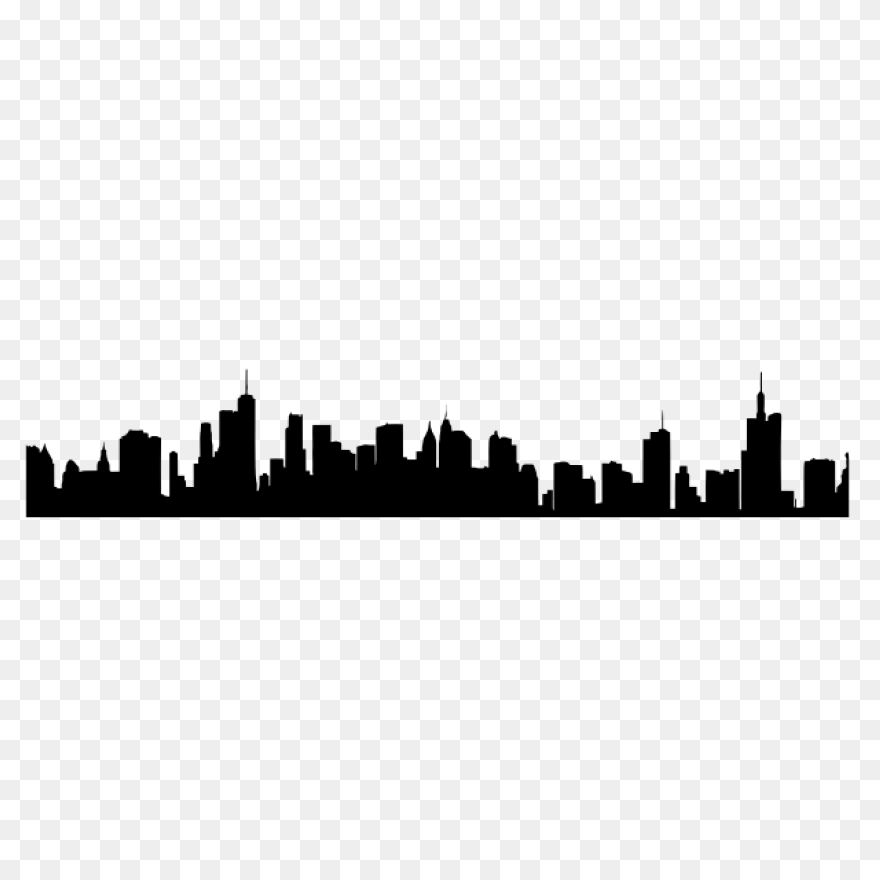 New York City Skyline Silhouette Cl