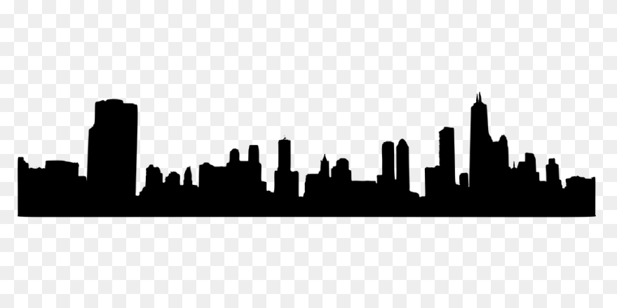 New York City Skyline Silhouette Cl
