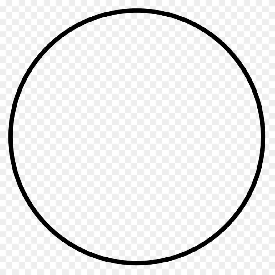 Circle With Central Point Sign Vect