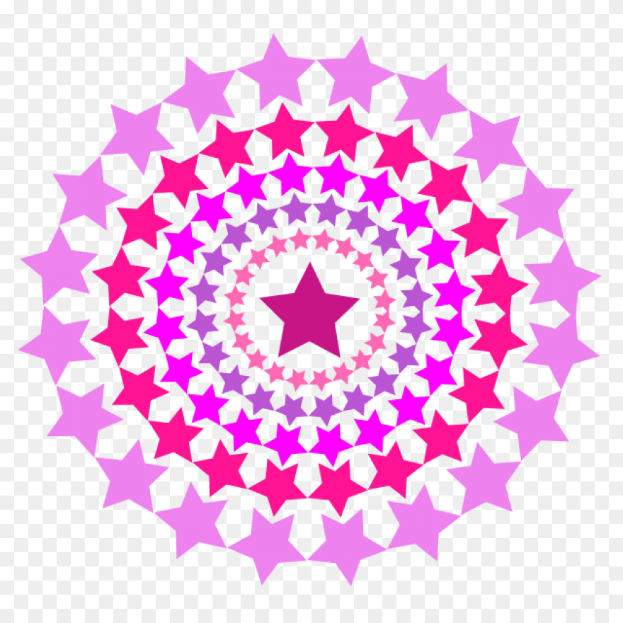 14 Stars In A Circle Clipart - Full