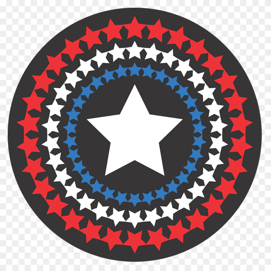 14 Stars In A Circle Clipart - Full