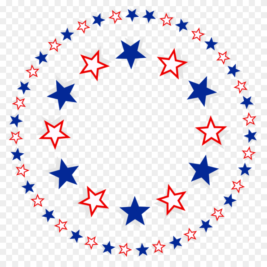 14 Stars In A Circle Clipart - Full