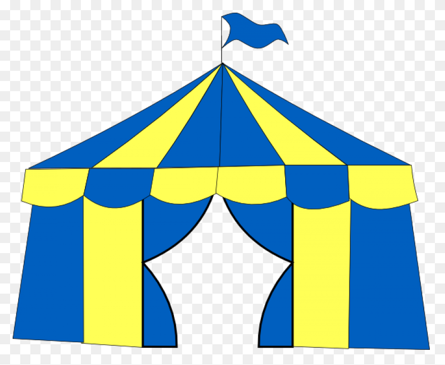 Download Yellow & Blue Circus - Circus Tent
