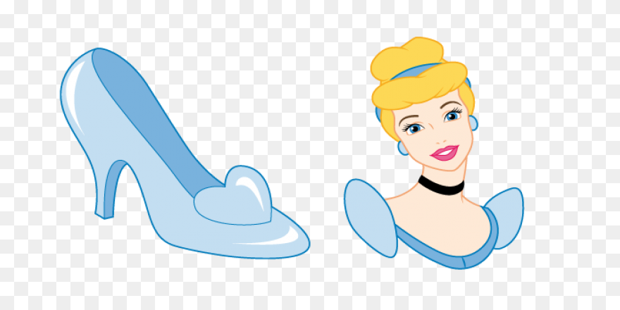 Clip Art Of Cinderella Holding A Cu