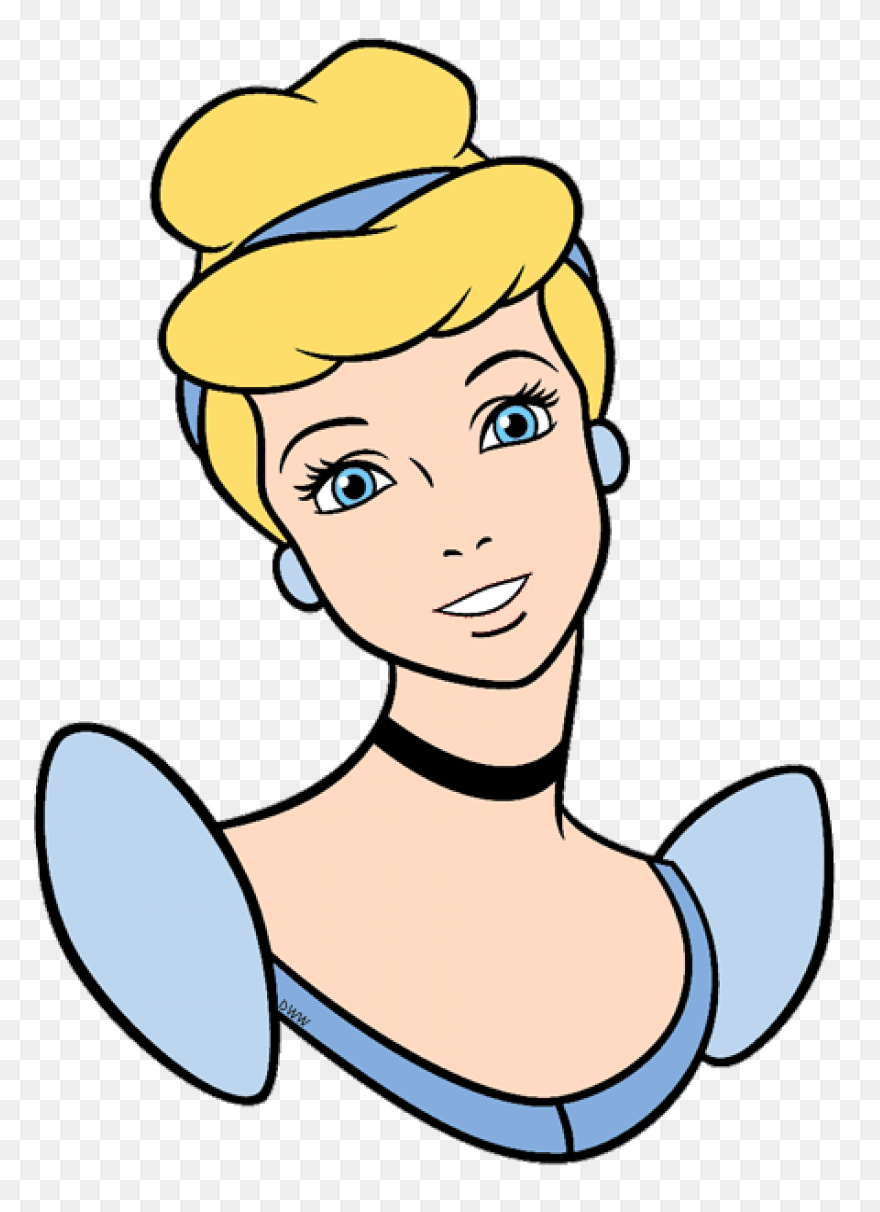Clip Art Of Cinderella Holding A Cu