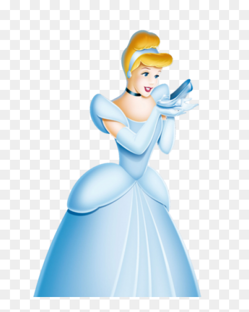 Clip Art Of Cinderella Holding A Cu
