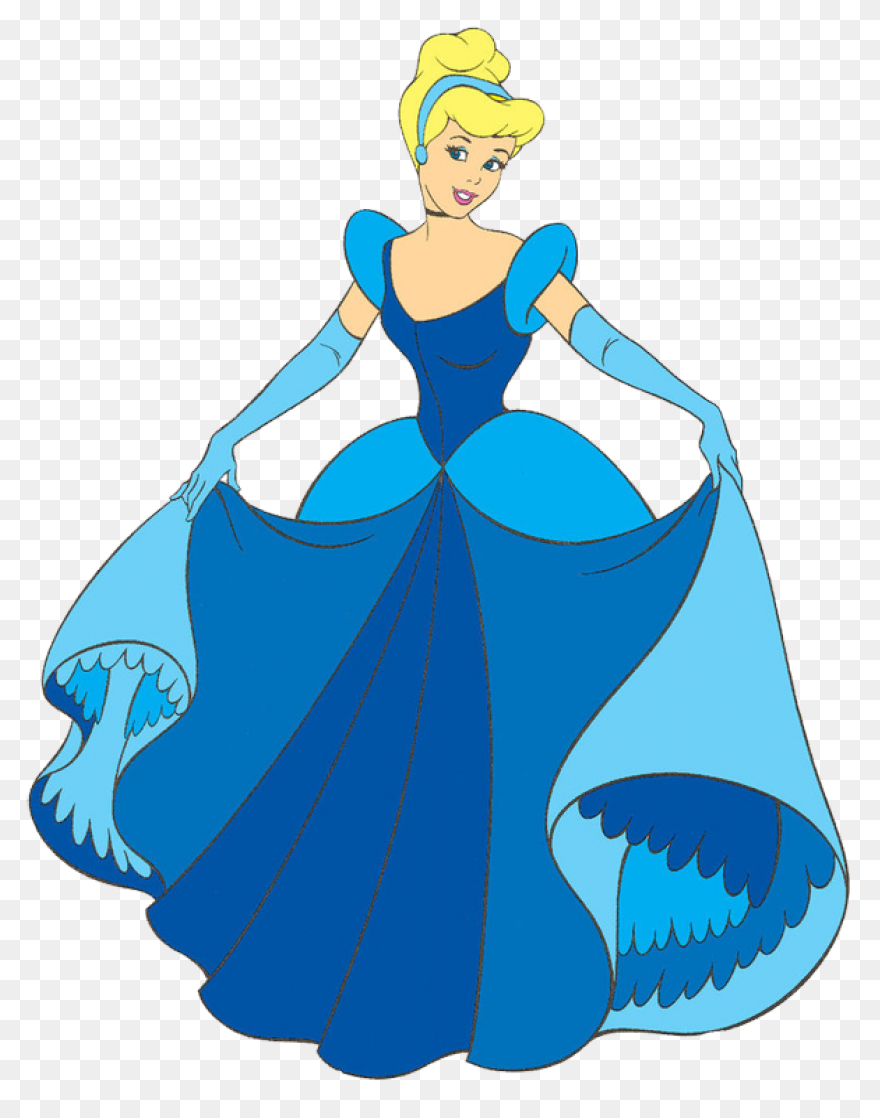 Clip Art Of Cinderella Holding A Cu