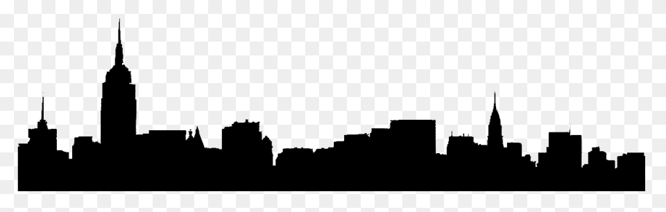 New York City London Silhouette Sky