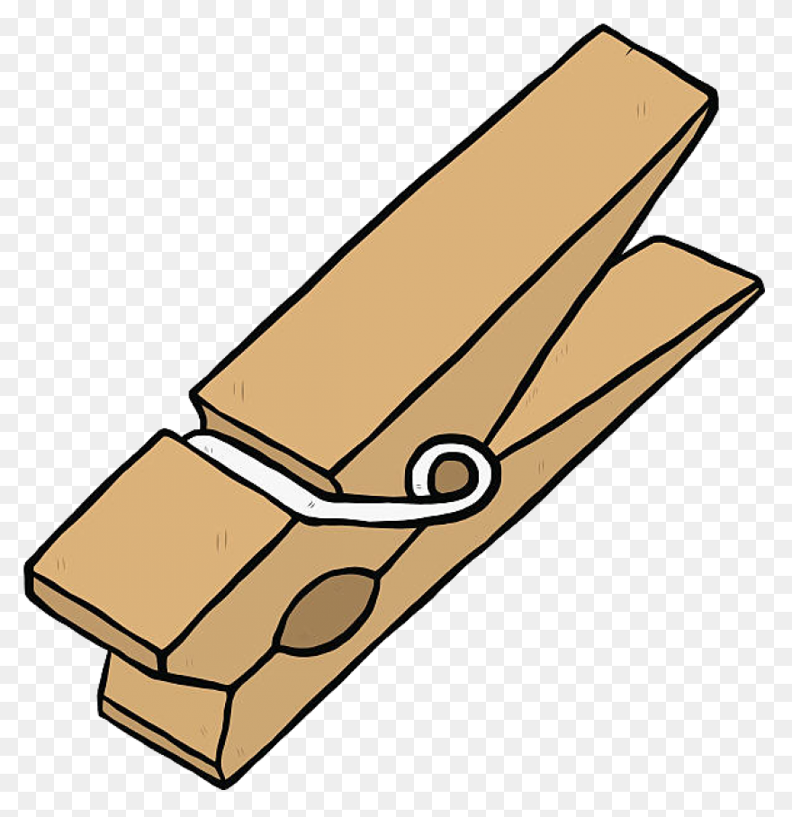 Vector Illustration Of Clothespin O