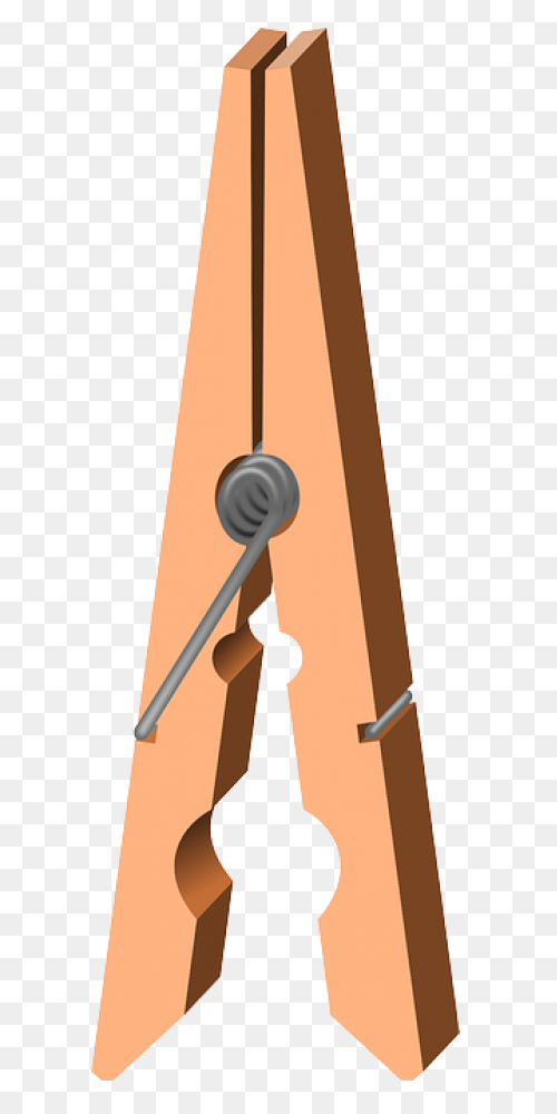 Vector Illustration Of Clothespin O