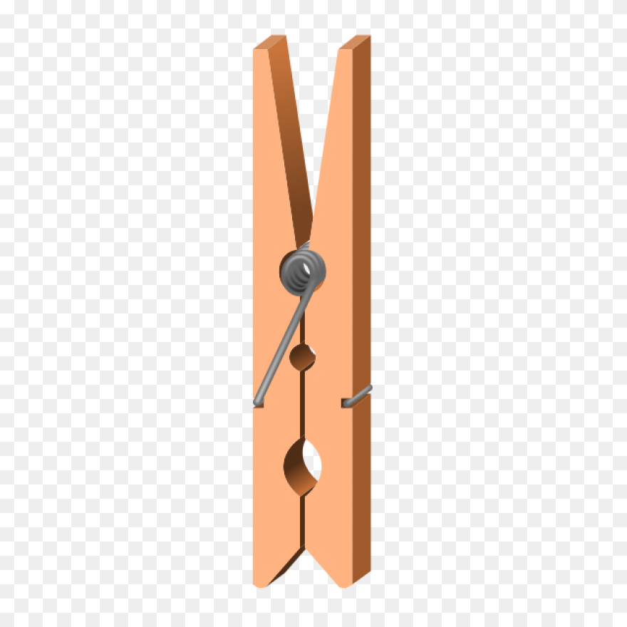 Vector Illustration Of Clothespin O
