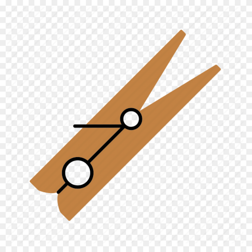 Vector Illustration Of Clothespin O