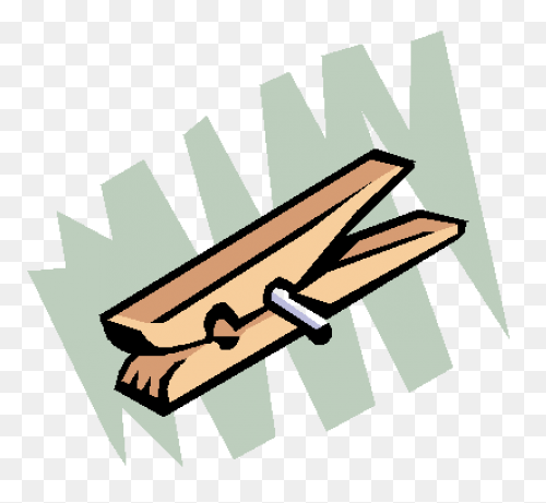 Vector Illustration Of Clothespin O