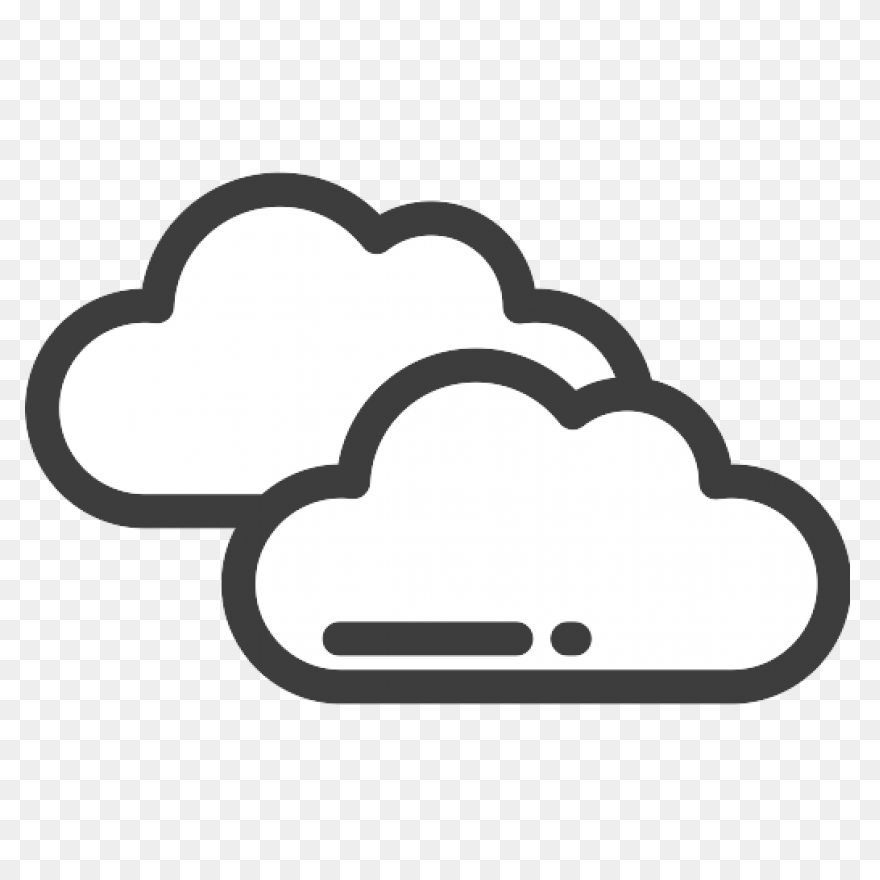 Cloudy Cloud Vector PNG WebP - Cloudy