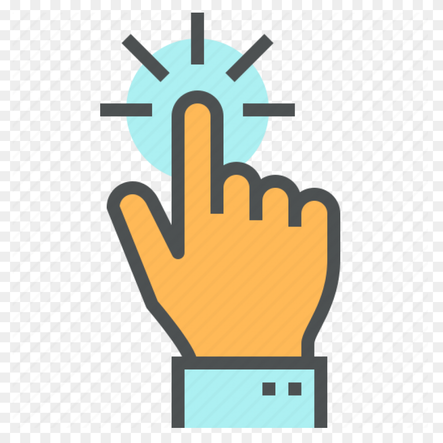 Click Click Here Finger Hand - Click