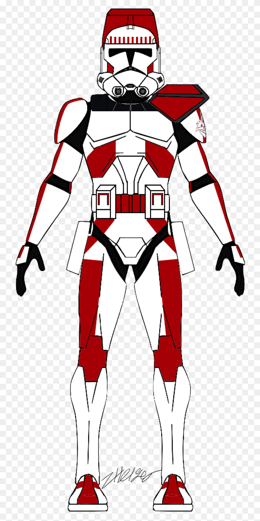 Clone Trooper Saluting By Fbombhear