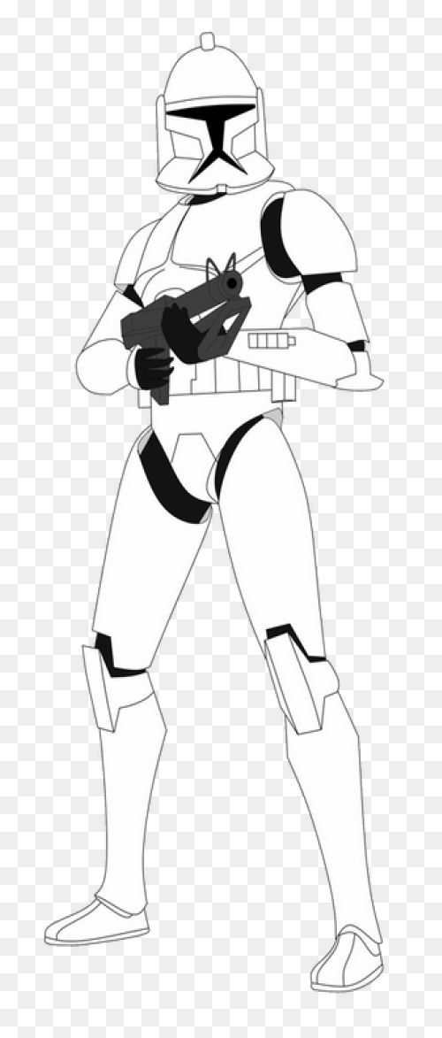Clone Trooper Saluting By Fbombhear