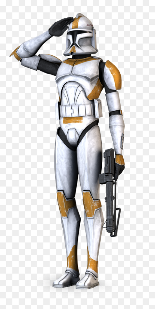 Clone Trooper Saluting By Fbombhear