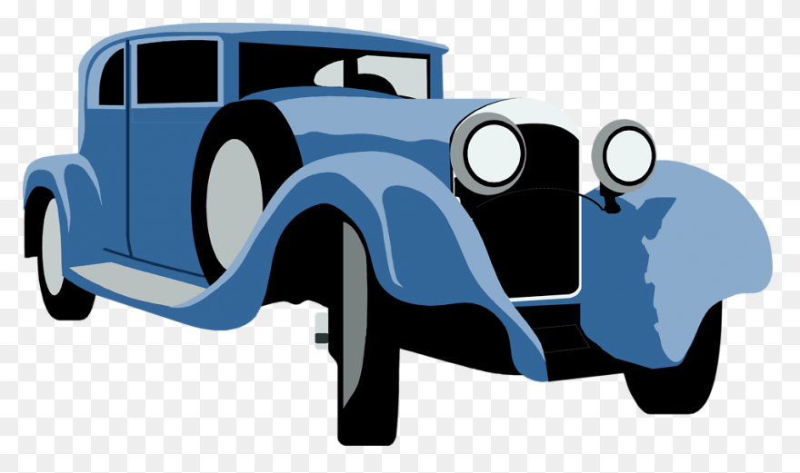 Free Vintage Vehicle Cliparts, Down