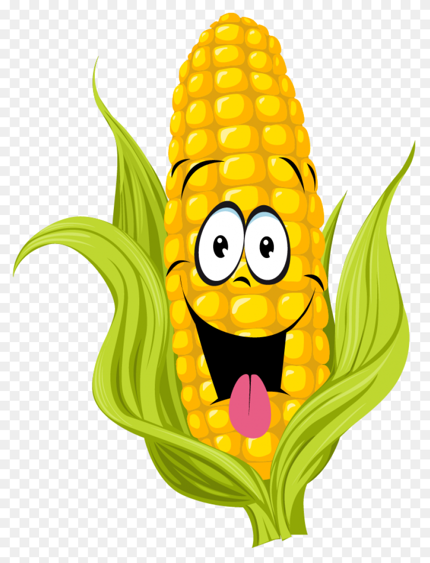 Large Husk Of Golden Corn | Clip Ar
