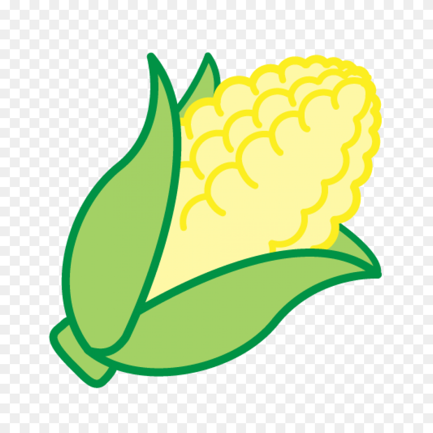 Large Husk Of Golden Corn | Clip Ar