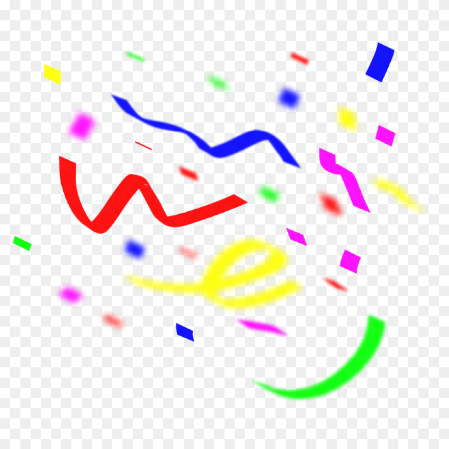 Confetti Clipart Drawing - Confetti