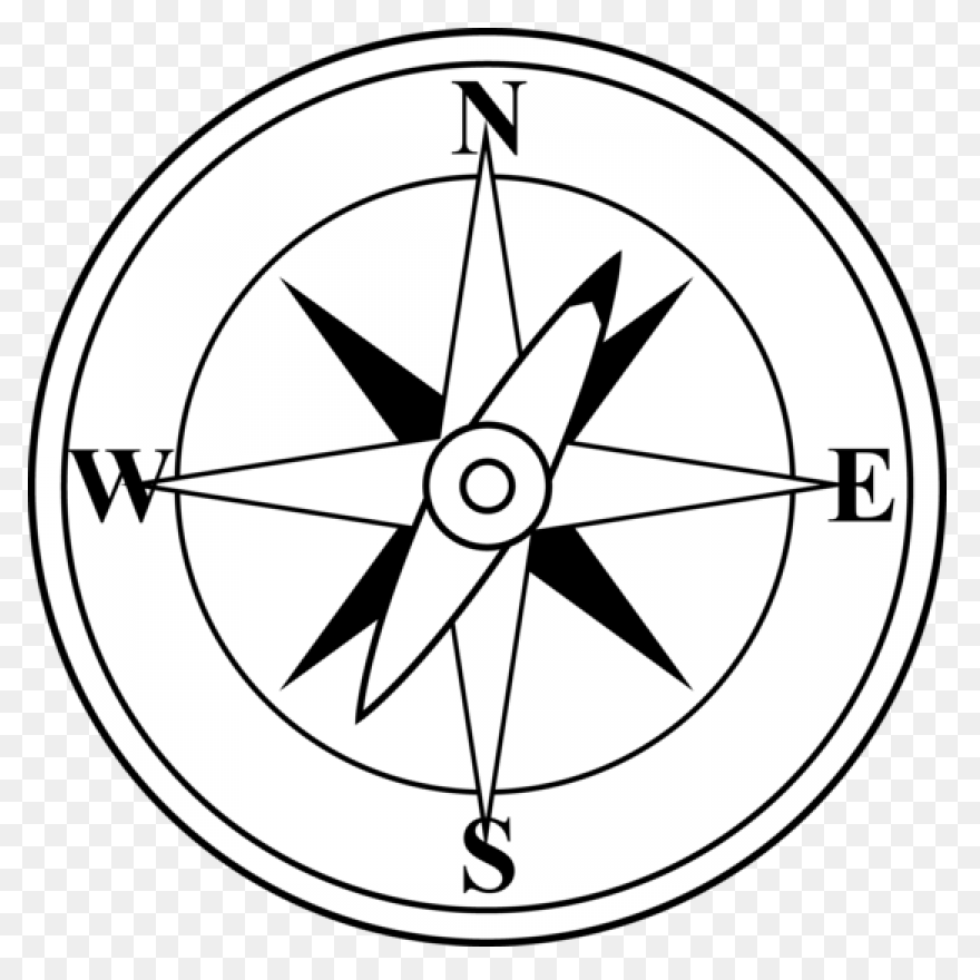 Compass Rose Vector Sketch | - Compass
