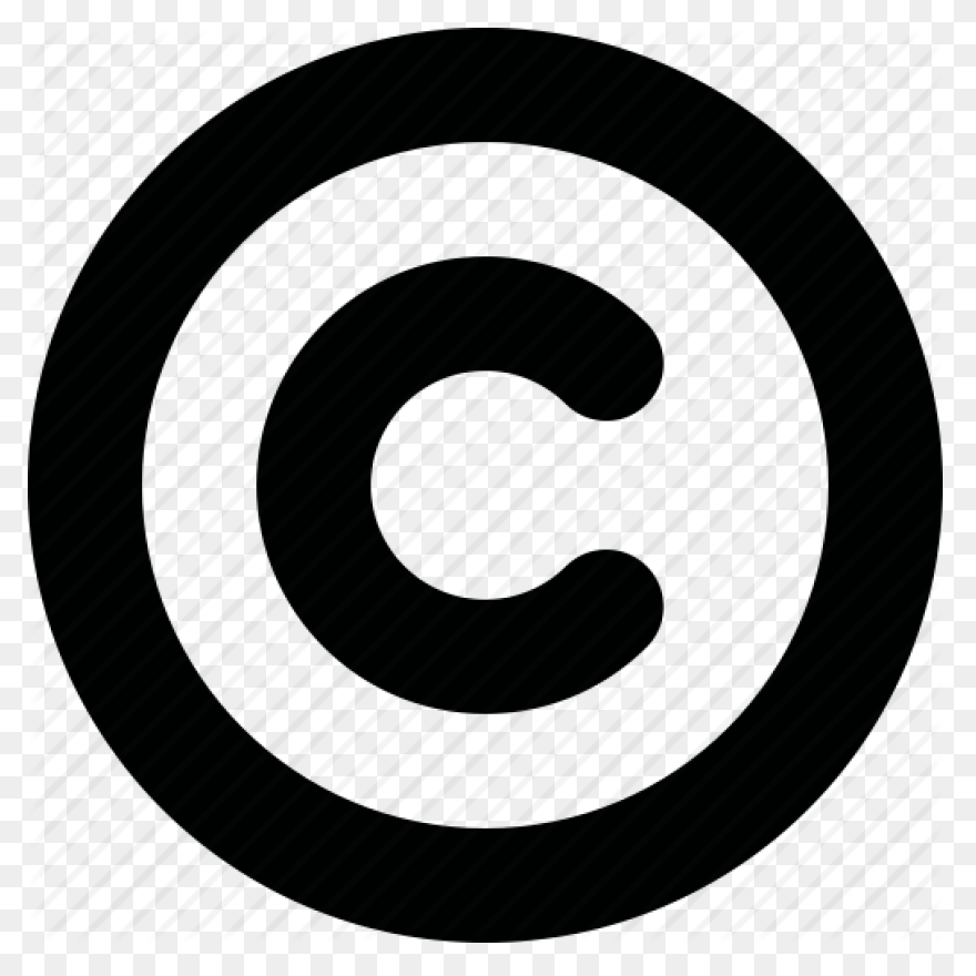 Thin Copyright Symbol Png, PNG-WebP