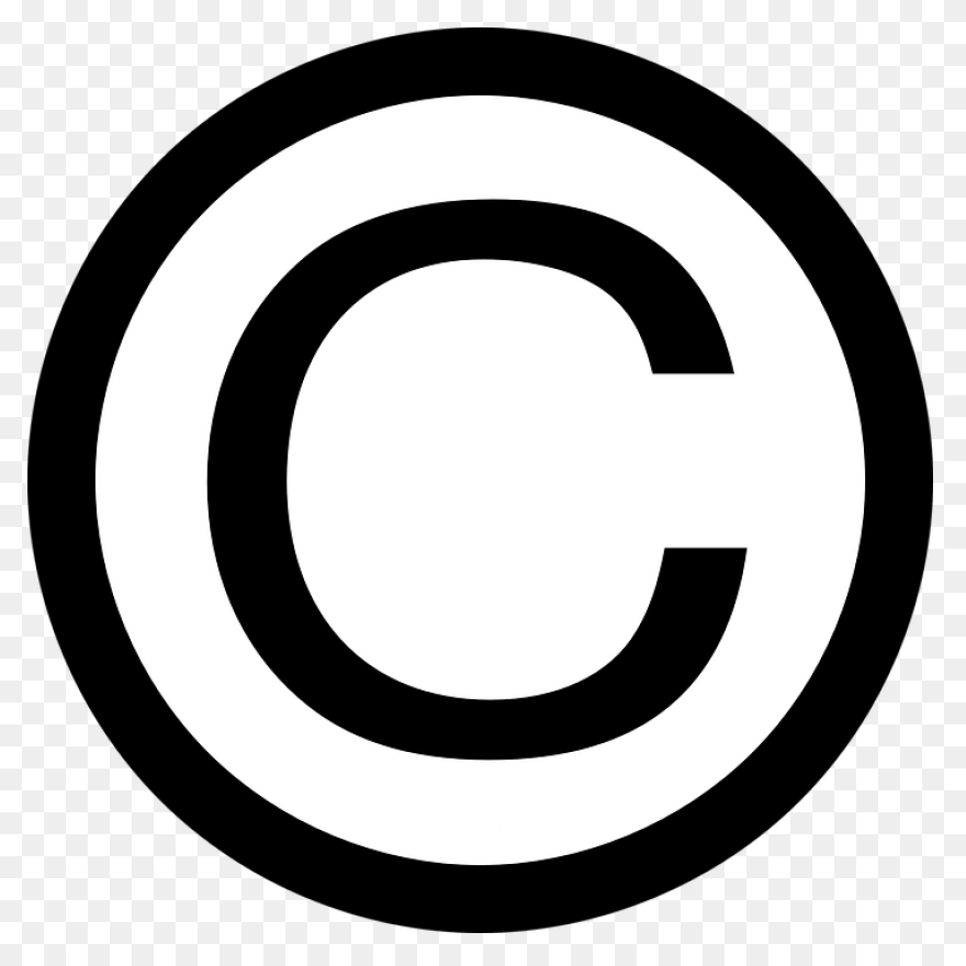 Thin Copyright Symbol Png, PNG-WebP