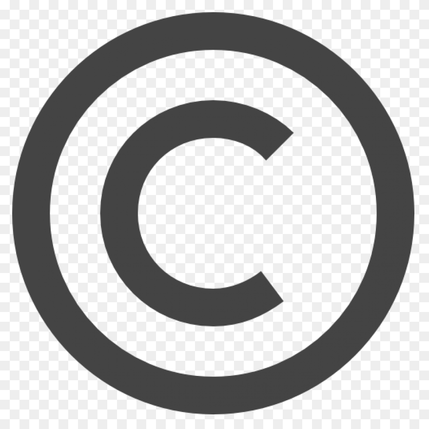 Thin Copyright Symbol Png, PNG-WebP