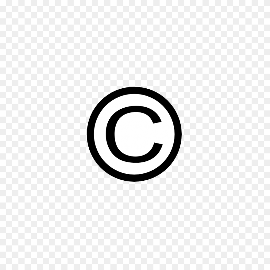 Thin Copyright Symbol Png, PNG-WebP